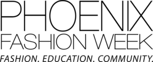 Phoenix Fashion Week logo.